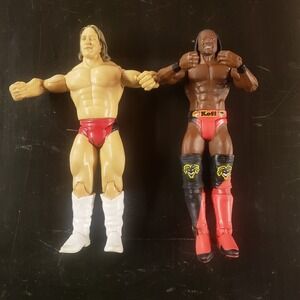 WWE Kofi Kingston 2010 & Lance Cade 2001 Jakks Pacific Wrestling Action Figures